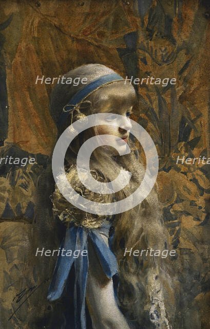 Portrait of Cristina Morphy, 1884. Creator: Anders Leonard Zorn.