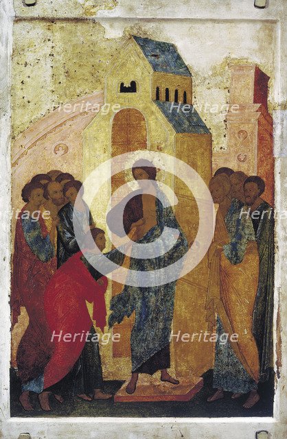 The Incredulity of Saint Thomas, 1500.  Creator: Dionysius (ca. 1450-before 1508).