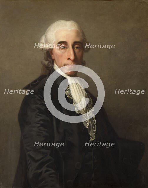 Portrait de Jean-Sylvain Bailly (1736-1793), savant et homme politique ; maire de Paris..., 1789. Creator: Jean-Laurent Mosnier.