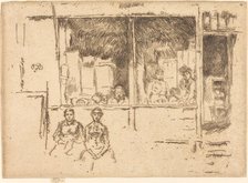 Melon-Shop, Hounsditch, c. 1886/1888. Creator: James Abbott McNeill Whistler.