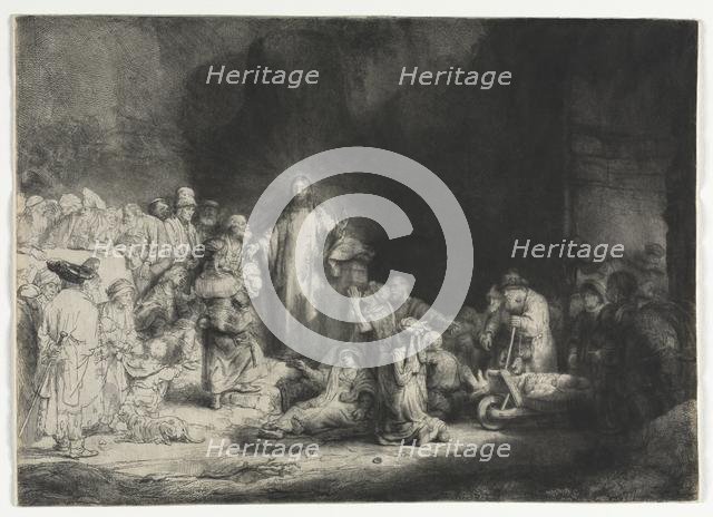 The Hundred Guilder Print, c. 1649. Creator: Rembrandt van Rijn (Dutch, 1606-1669).