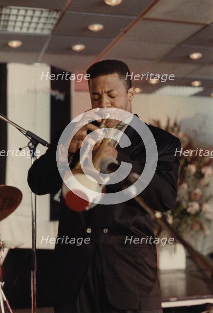 Phil Harper, Jazz Inn Party, Nordwijk, Netherlands, 1989. Creator: Brian Foskett.