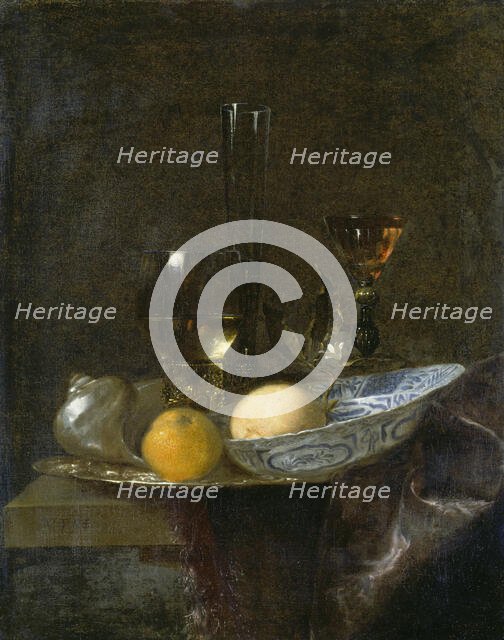 Still life with Oranges, c1670. Creator: Unknown.