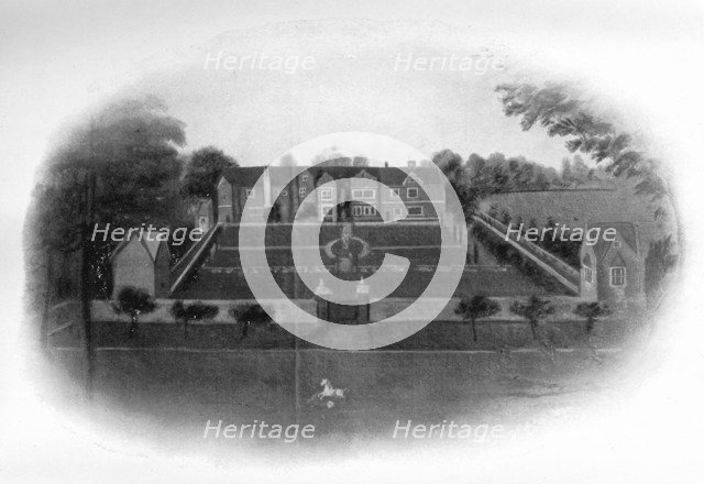 'Red House, Near York, In The Time of Charles I ', 1911. Artist: Unknown.