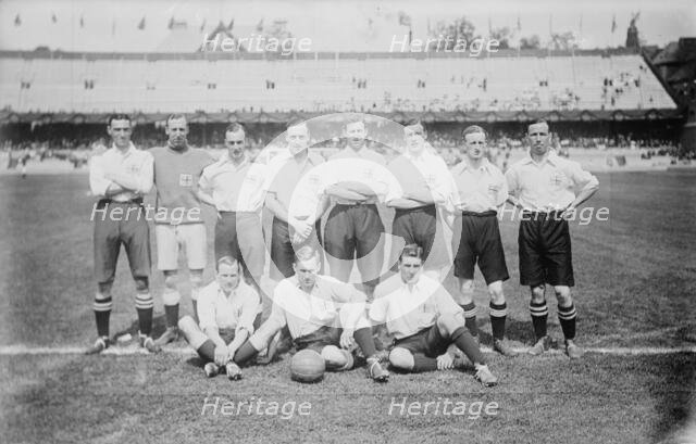 English football team, c1912. Creator: Bain News Service.