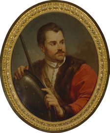 Portrait of the Prince Roman Sanguszko (1537-1571), 1768-1771. Creator: Bacciarelli, Marcello (1731-1818).