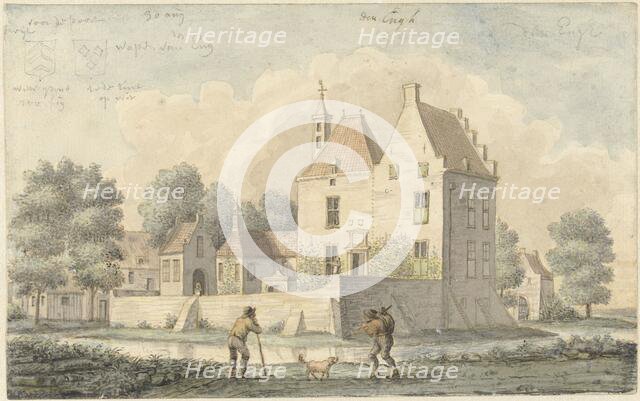 Castle Den Engh at Vleuten, 1822. Creator: Joseph Schmetterling.