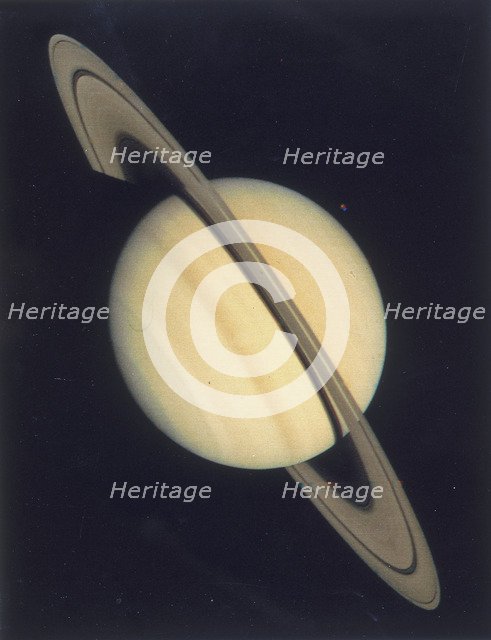 The planet Saturn, 1980. Artist: Unknown