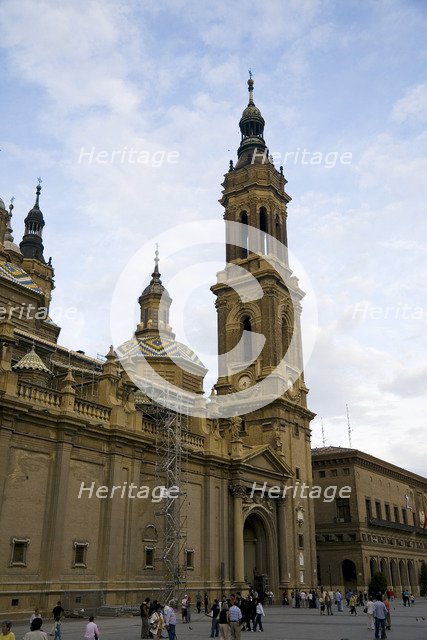 Basilica of Our Lady of the Pillar, Zaragoza, Spain, 2007. Artist: Samuel Magal