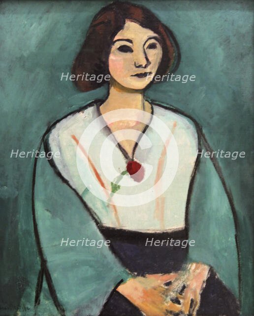 'Woman in Green', c1909. Creator: Henri Matisse.
