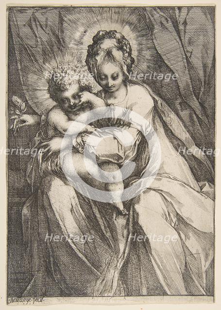 Madonna with a Rose, 1595-1616. Creator: Jacques Bellange.