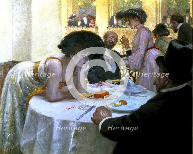  'In the Sophiensaal', 1903, by Josef Engelhart.