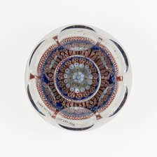 Paperweight, France, c. 1848-55. Creator: Saint-Louis Glassworks.