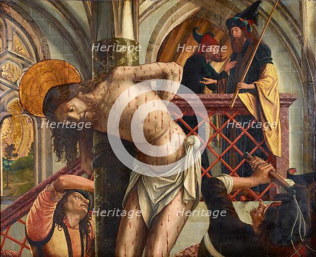 Flagellation of Christ (fragment), before 1497/1498. Creator: Michael Pacher.
