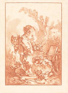 Le Maraudeur (The Thief), c. 1769. Creator: Gilles Demarteau.