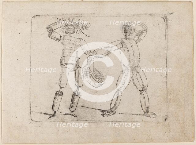 From "Bizzarie di varie Figure", 1624. Creator: Giovanni Battista Bracelli.