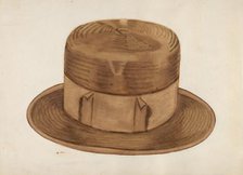 High Straw Hat, c. 1936. Creator: Ernest A Towers Jr.
