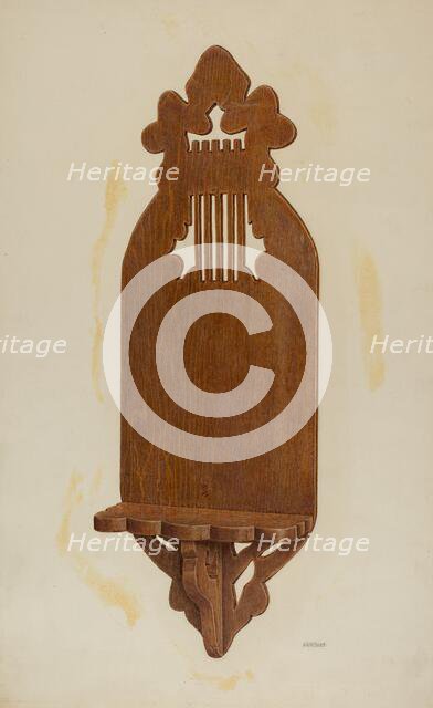 Clock Shelf, 1941. Creator: Isidore Danziger.