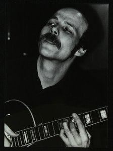Guitarist John Coverdale playing at The Bell, Codicote, Hertfordshire, January 1984. Artist: Denis Williams