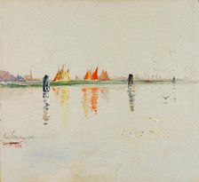 The Lagoon, Venice, 1898. Creator: Cass Gilbert.