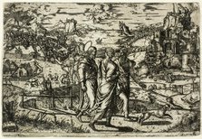Journey to Emmaus, 1549. Creator: Unknown.