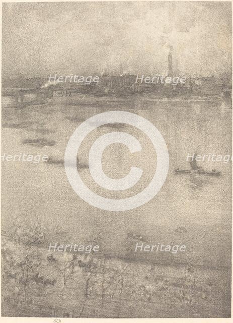 The Thames, 1896. Creator: James Abbott McNeill Whistler.