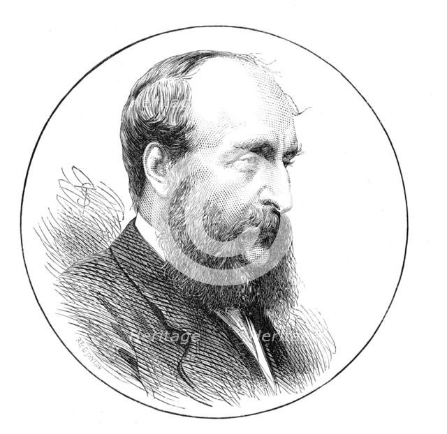 Parliamentary portraits: Mr. C. M. Palmer, M.P. for Durham, 1874. Creator: Unknown.