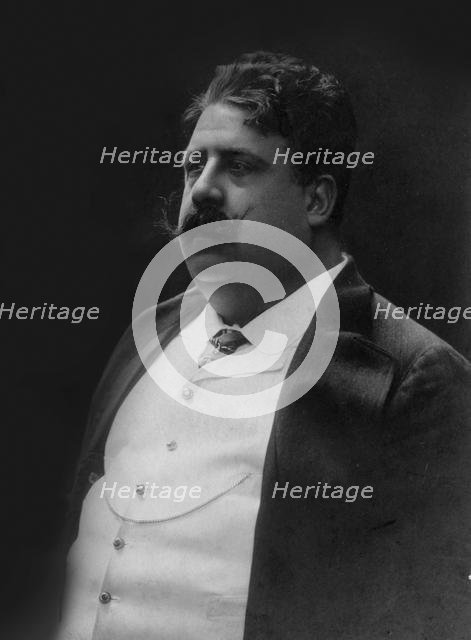 Ruggiero Leoncavallo (1858-1919). Creator: Anonymous.