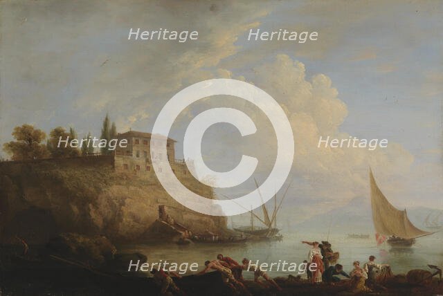 A southern port in France, 1738-1739. Creator: Claude-Joseph Vernet.