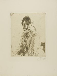 Skerikulla (A Skeri Girl), 1912. Creator: Anders Leonard Zorn.