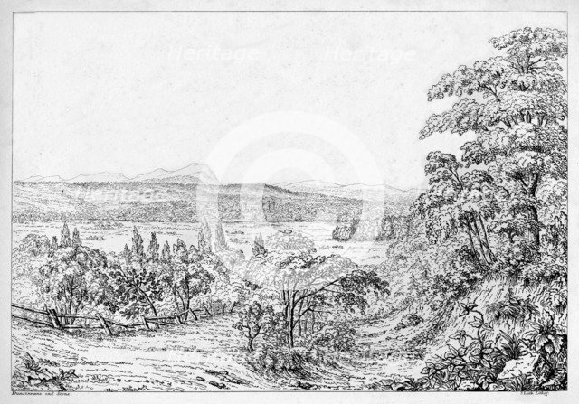 'Dunsinnane and Scone', c1812. Artist: S Leith.