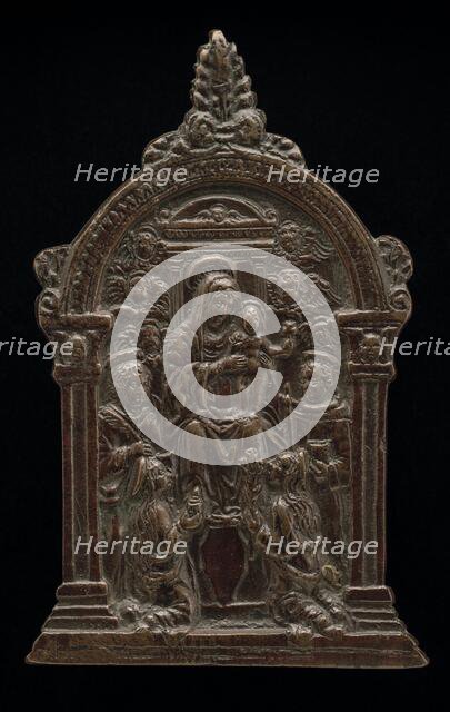 The Virgin and Child with Four Saints, 15th century. Creator: Unknown.