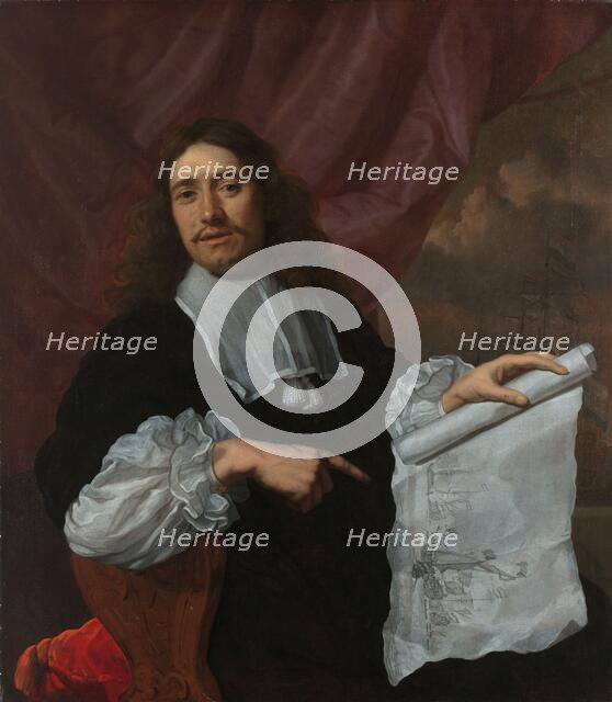 Willem van de Velde II (1633-1707), Painter, 1660-1672. Creator: Lodewyk van der Helst.