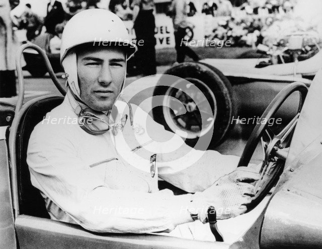 Stirling Moss at Goodwood, 1954. Artist: Unknown