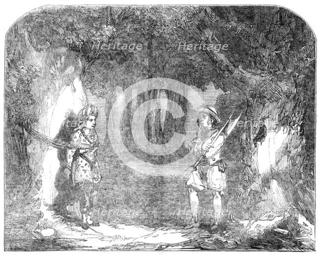 Haymarket - Scene from "The Second Calendar and the Queen of Beauty...", 1850. Creator: Unknown.