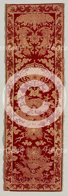 Velvet Strip, mid 1800s. Creator: Unknown.