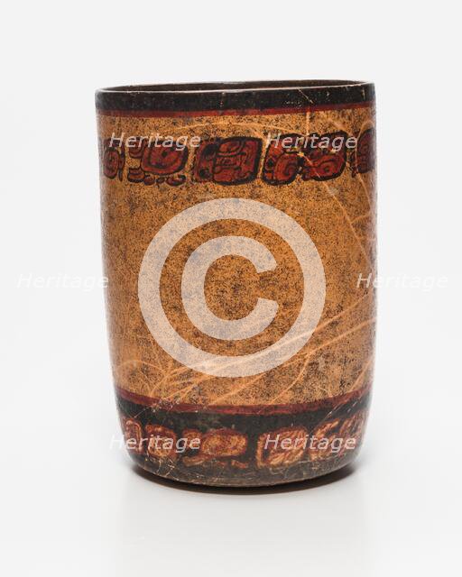 Cylindrical Vessel, A.D. 250/900. Creator: Unknown.