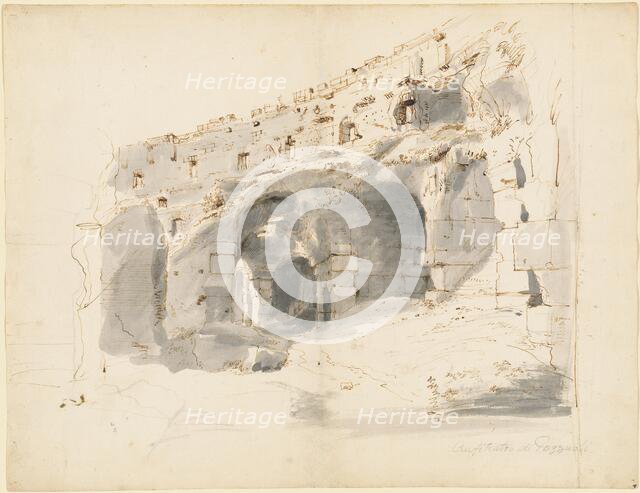 The Ruins of an Ancient Amphitheater, c. 1701. Creator: Gaspar van Wittell.