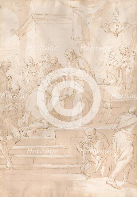 Reception of the apostles, 1701/1800. Creator: Sebastiano Ricci.