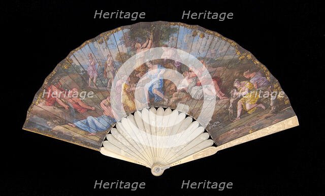 Fan, European, second quarter 19th century. Creator: Unknown.