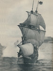 'Drake's flagship on his voyage round the world, replica', 1937. Artist: Unknown.