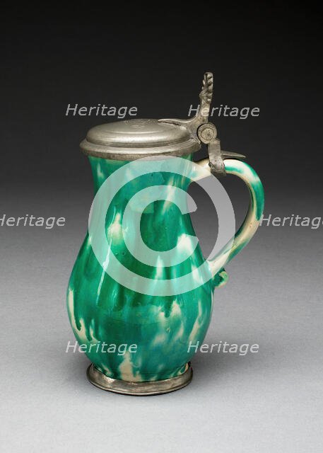 Wine Jug, Gmunden, 1700/25. Creator: Unknown.