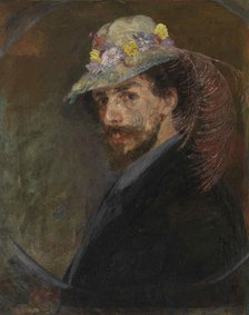 Self-Portrait with Flowered Hat, 1883.