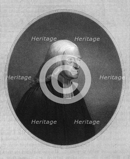 John Wesley, 18th century English non-conformist preacher, (1836).Artist: James Posselwhite