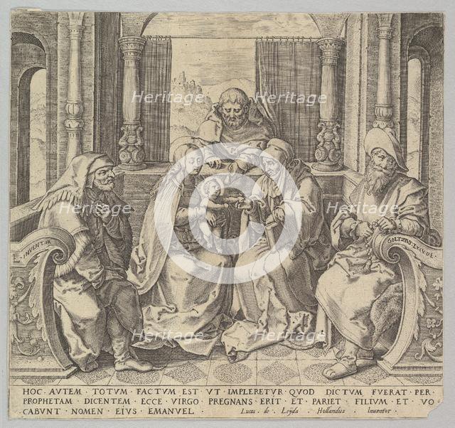 The Holy Kindred, (Virgin and Child with Joseph, Anne and Two Male Saints) (copy).n.d. Creator: Unknown.