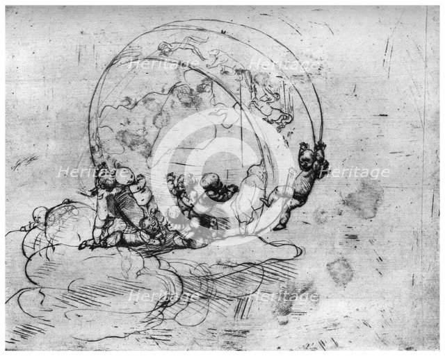 'L'Amour Conduisant le Monde', c1860-1910 (1924). Artist: Auguste Rodin