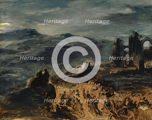 The Witches' Sabbath, c. 1832. Creator: Delacroix, Eugène (1798-1863).