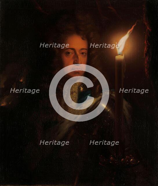 Portrait of William III (1650-1702), Prince of Orange, Stadholder and...King of Eng...c.1692-c.1697. Creator: Godfried Schalcken.