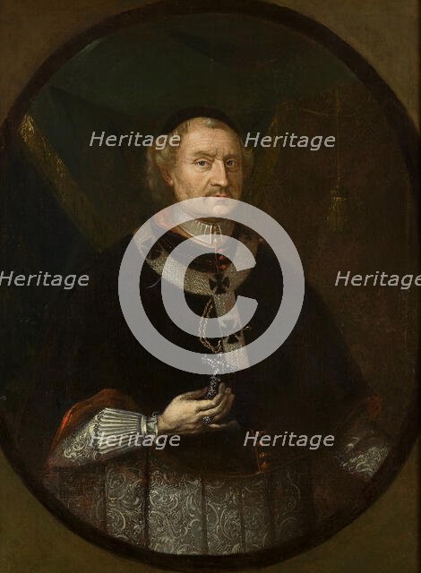 Portrait of Archbishop Imrich Esterházy, 1735. Creator: Master of Bratislava (active 1700-1750).