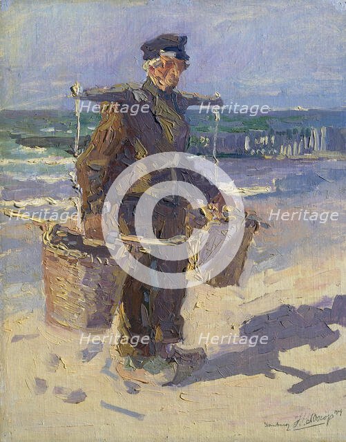 The shellfisherman, 1904.  Creator: Jan Toorop.